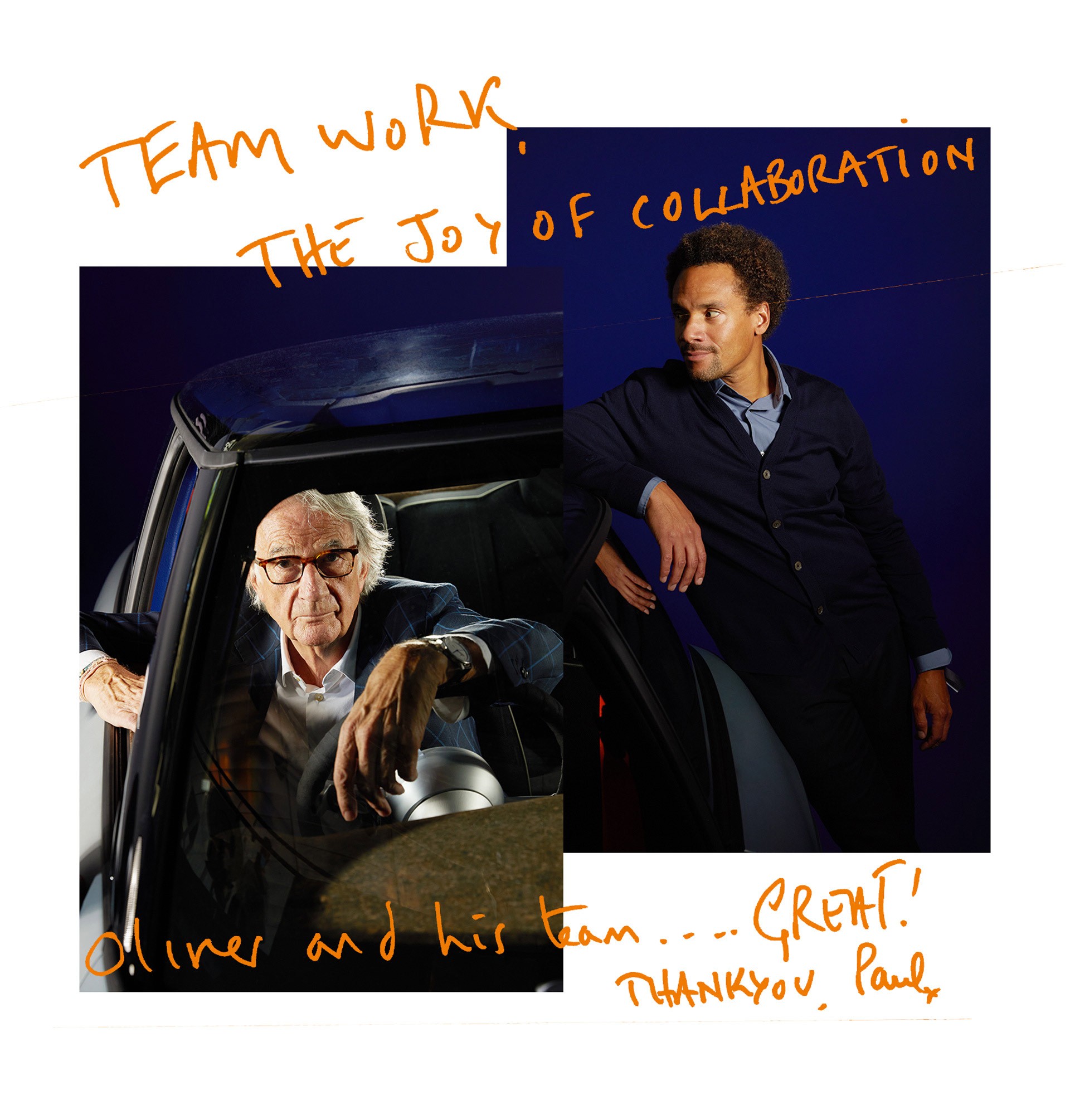 Figure photos signed by Paul Smith and Oliver Heilmer